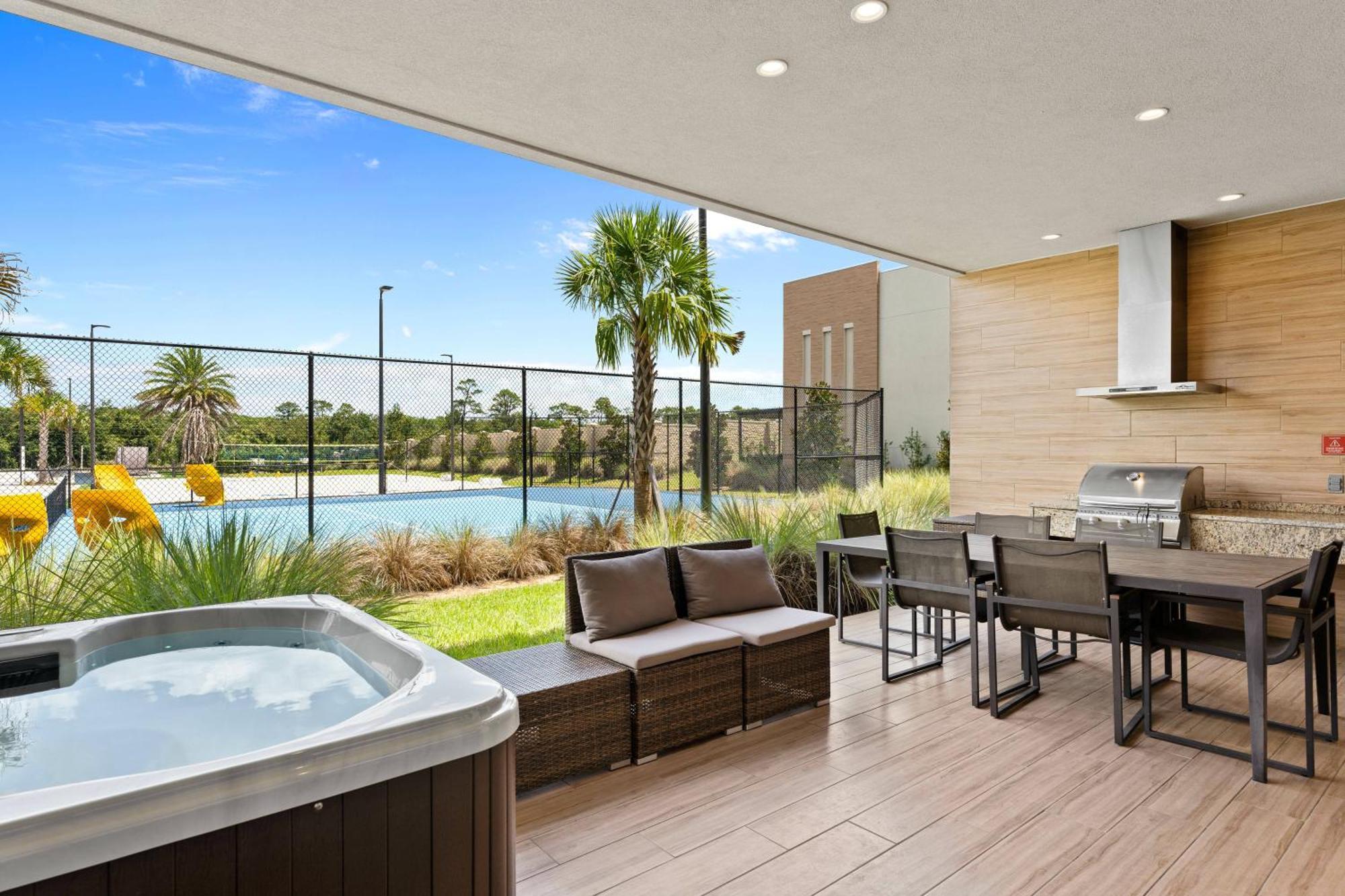 7583 Magic Village Jacuzzi 3 Suites Near 192 And Disney Orlando Exterior foto